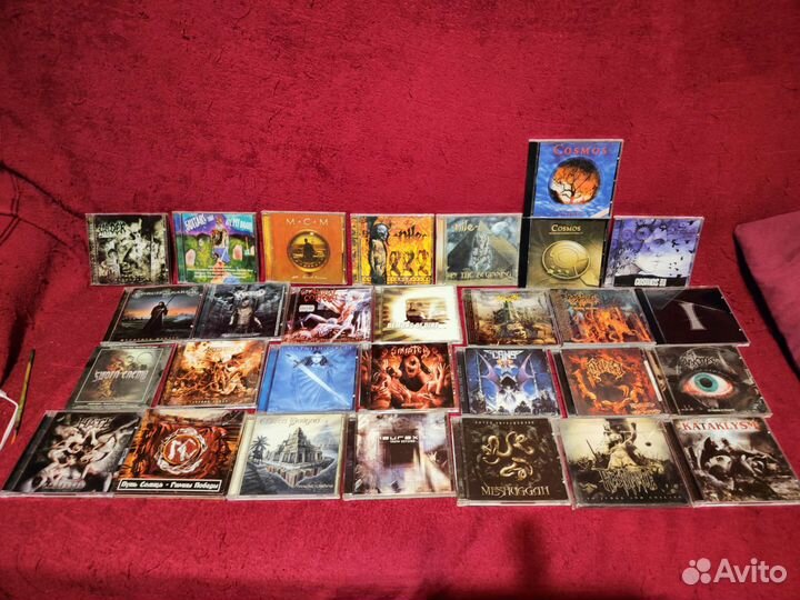 Музыкальные cd диски (метал)