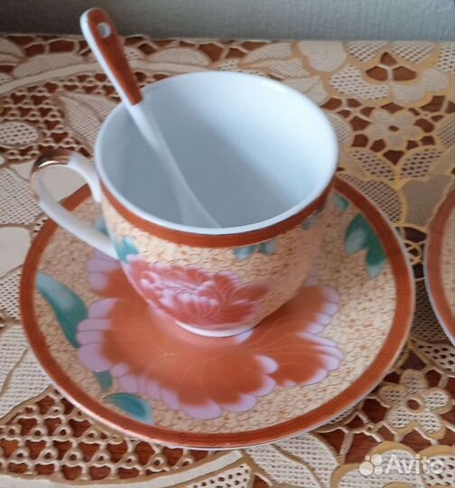 Чайные пары с ложечками