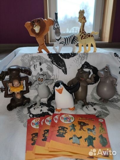 Игрушки из Макдональдс Мадагаскар