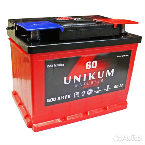 Новый Аккумулятор Unicum 60 Ач