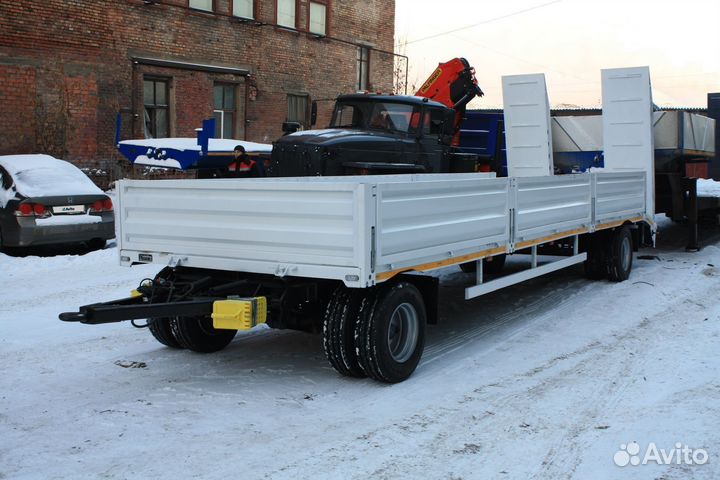 Прицеп бортовой Авиком 88712-04 с поворотным кругом, 2024