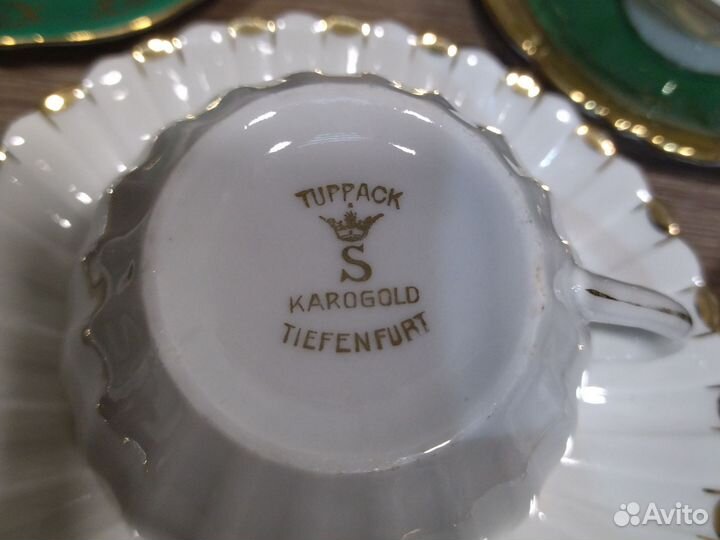 Чайная пара Tiefenfurt Karogold Tuppak Германия