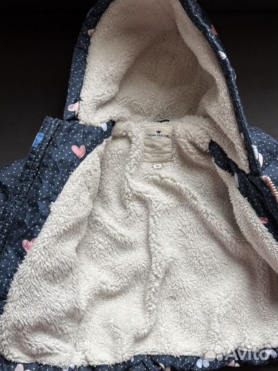 Куртка зимняя для девочки 92