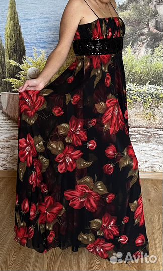 Вечернее платье 48 размер бу