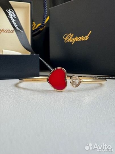 Золотой браслет Chopard Happy Hearts 585п