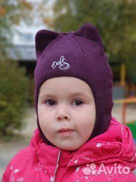 Шапка шлем nels, 50 размер, 1-2 года