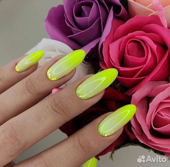 Маникюр/педикюр, покрытие гель-лак, наращивание