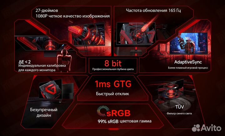 Игровой монитор Xiaomi Redmi Display G27 P27FBB-RG