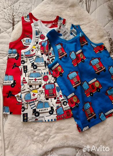 Майки 3 набор на мальчика 7-8 лет. Next