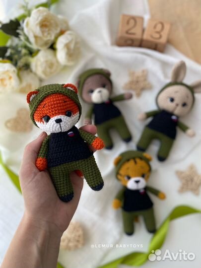 Игрушка вязаная талисман