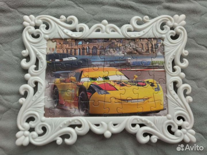 Картины из пазлов в рамке 10х15