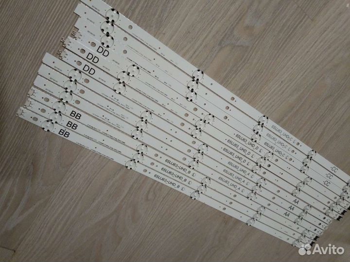 Комплект новой подсветки LG 65UJ63 UHD 65 65UJ634