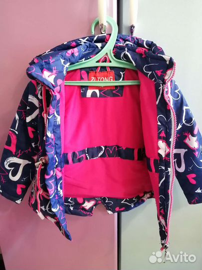 Куртка для девочки демисезон 86