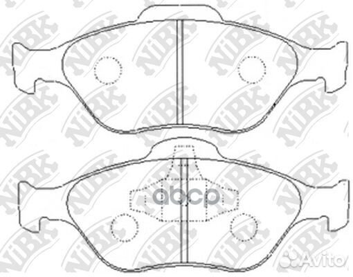 Колод. торм. диск. NiBK PN5495 PN-5495 NiBK