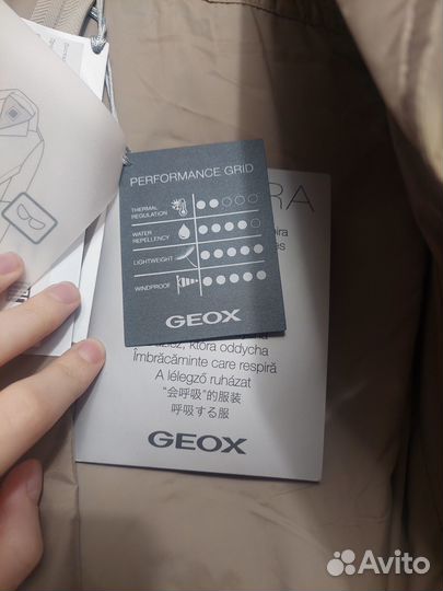 Женский плащ geox Новый, бежевый
