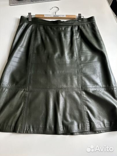 Юбка кожаная