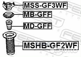 Пыльник переднего амортизатора mshbgf2WF Febest