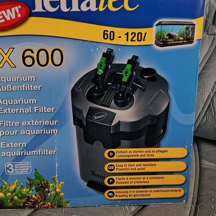 Tetratec EX 600+обогреватель Aquael 50 W