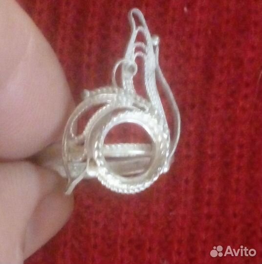 Оправы для колец, сережек,кулонов, скань