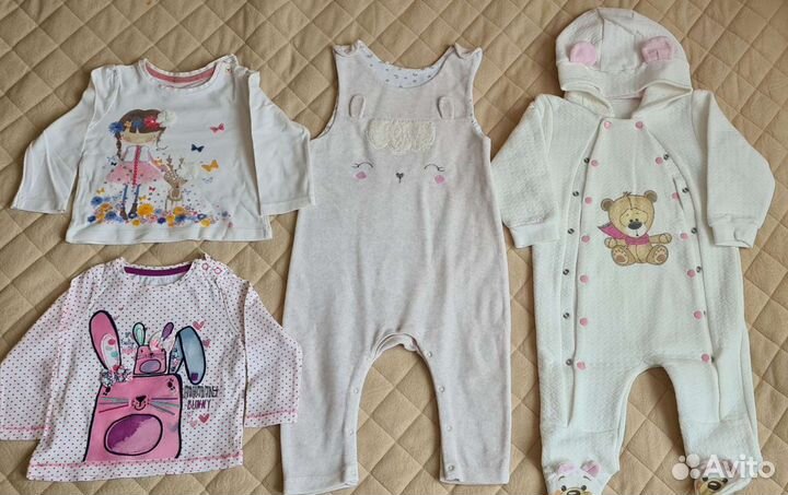 Вещи для девочки пакетом (р. 56-80)