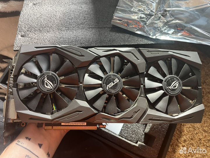 Видеокарта asus GeForce GTX 1080 Strix OC 8G