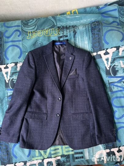Пиджак школьный для мальчика 140