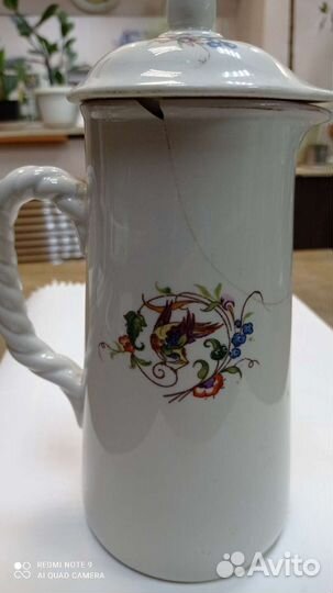 Фарфоровый кувшин старина