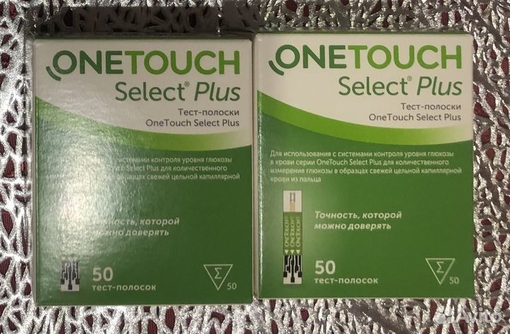 Тест полоски One Touh Select Plus