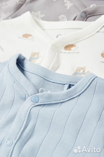 Пижама C&A 62 68 слип на кнопках закрытая ножка