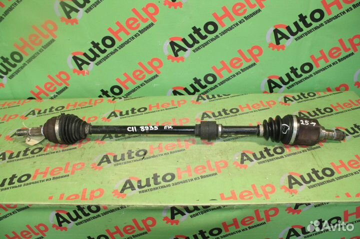 Привод nissan tiida C11 HR15-DE передний правый