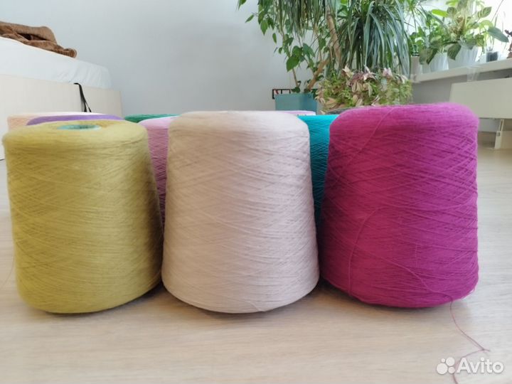 Пряжа бобинная хлопок Италия, Турция