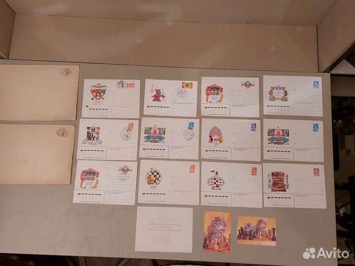 Конверты почтовые СССР шахматы турниры