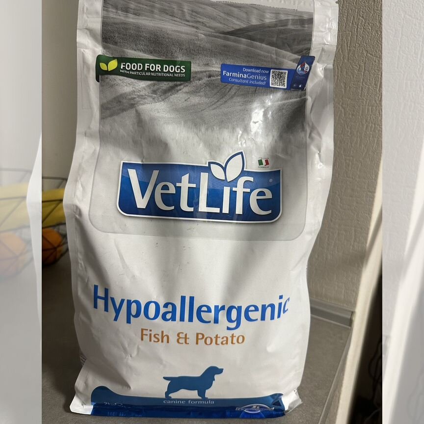 Vet Life Hypoallergenic корм для собак сухой, 2кг