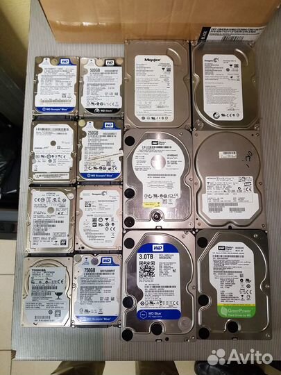 Жесткие диски 80-4000Gb