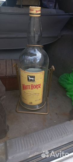 Бутыль стеклянная качели