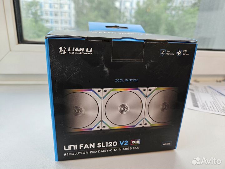 Вентиляторы 3шт. lian LI UNI FAN SL V2 120 White