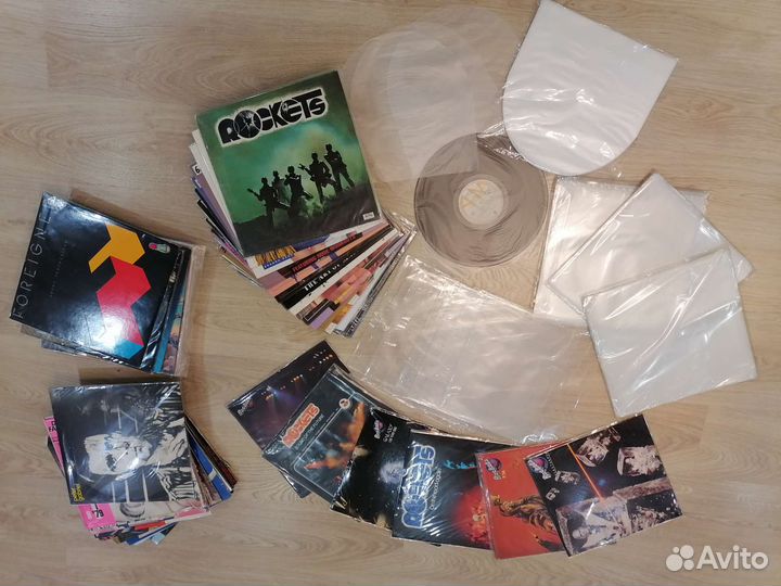 Пакеты для грампластинок внешние и внутренние