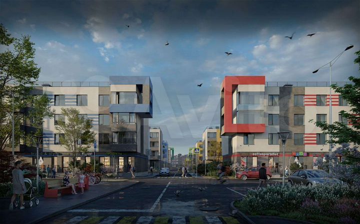 1-к. квартира, 35,2 м², 2/4 эт.