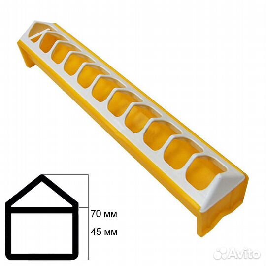 Кормушка лотковая для цыплят 40 см