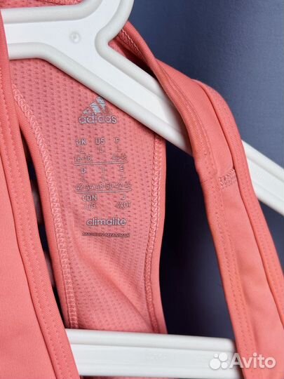 Футболка adidas женская, топ для фитнеса. Майка