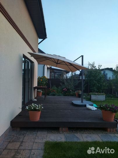 Зонт от солнца садовый из икея - сегларо/сварто