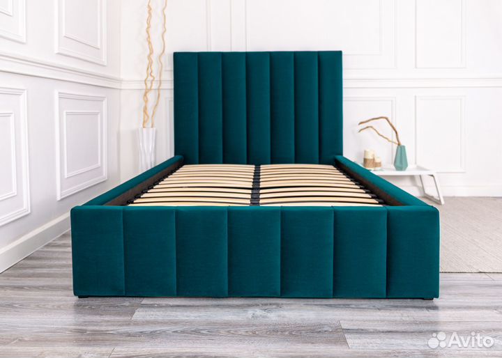 Кровать 120х200 морская волна Богема