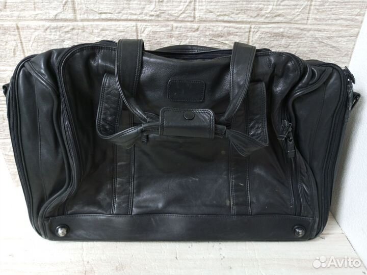 Кожаная дорожная сумка