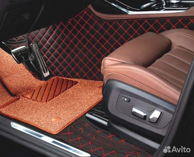 3D Коврики Cadillac Escalade Салон Багажник Экокож