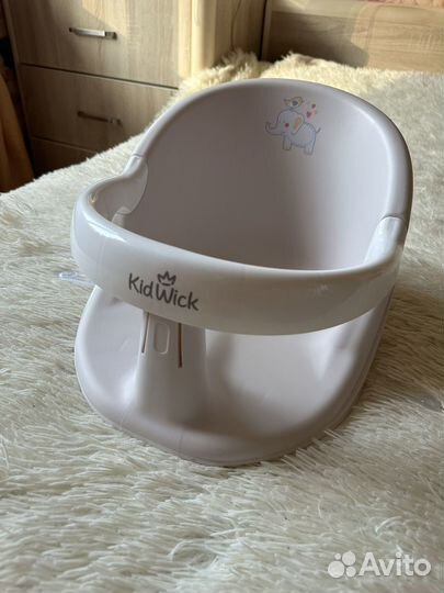 Сиденье для купания детей Kidwick Немо, серый