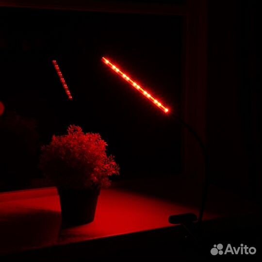 Фитосветильник светодиодный, 9 Вт, 250 мм, IP66