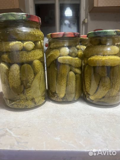 Огурцы маринованные домашние