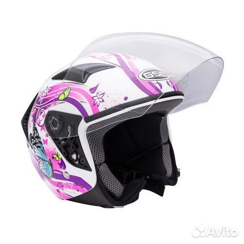 Шлем открытый GSB G-240 BTF White