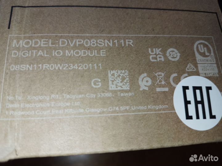 Модуль расширения Delta DVP08SN11R