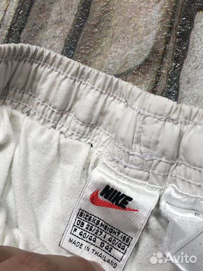Nike мужские белые шорты Xs винтаж
